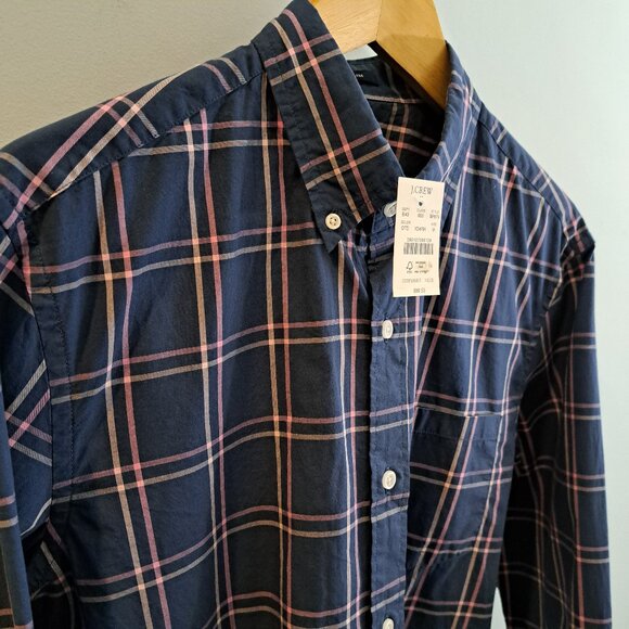 J. Crew Other - J. Crew Men's M Slim Fit Flex Washed Button Down Shirt New With Tag Style #BR879